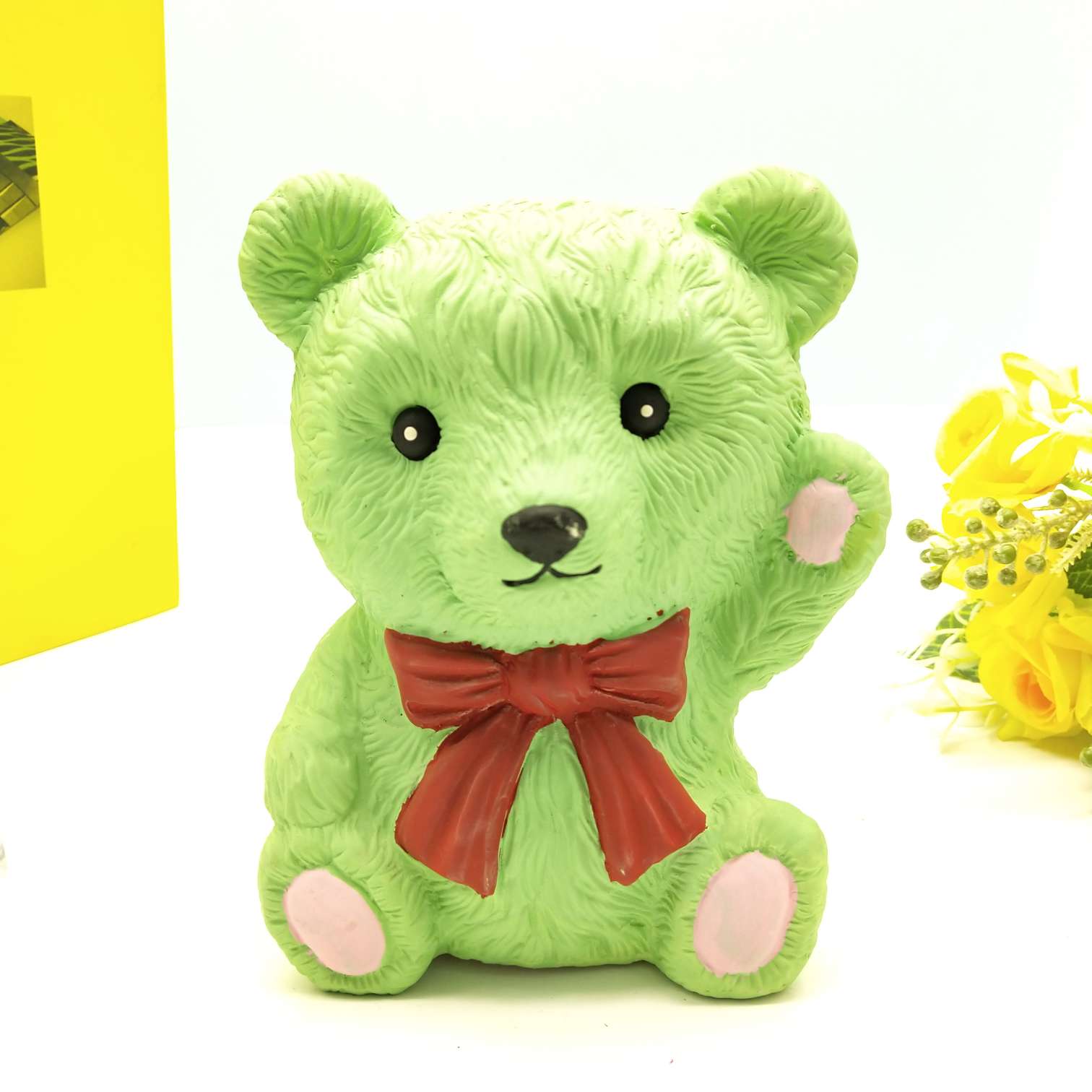 大号陶瓷熊白胚彩绘系列产品图