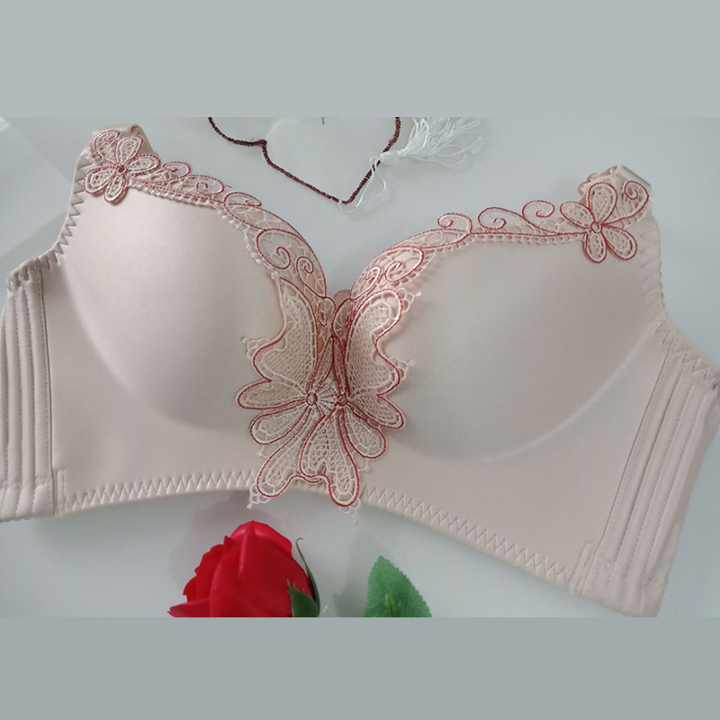 Traceless Bra No Underwire Adjusting Underwear Gather Beauty Bra Adjustment Breathable Bra Wholesale Stock Specification drawing