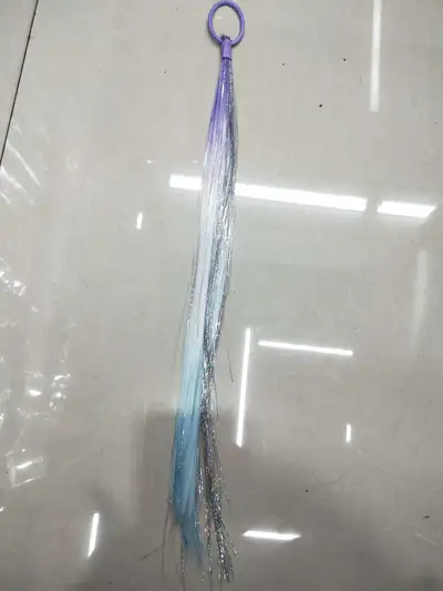 High Temperature Silk Wig Gradient Color Laser Silk Band Wig Invisible Traceless Natural One-Piece Hair Extensions