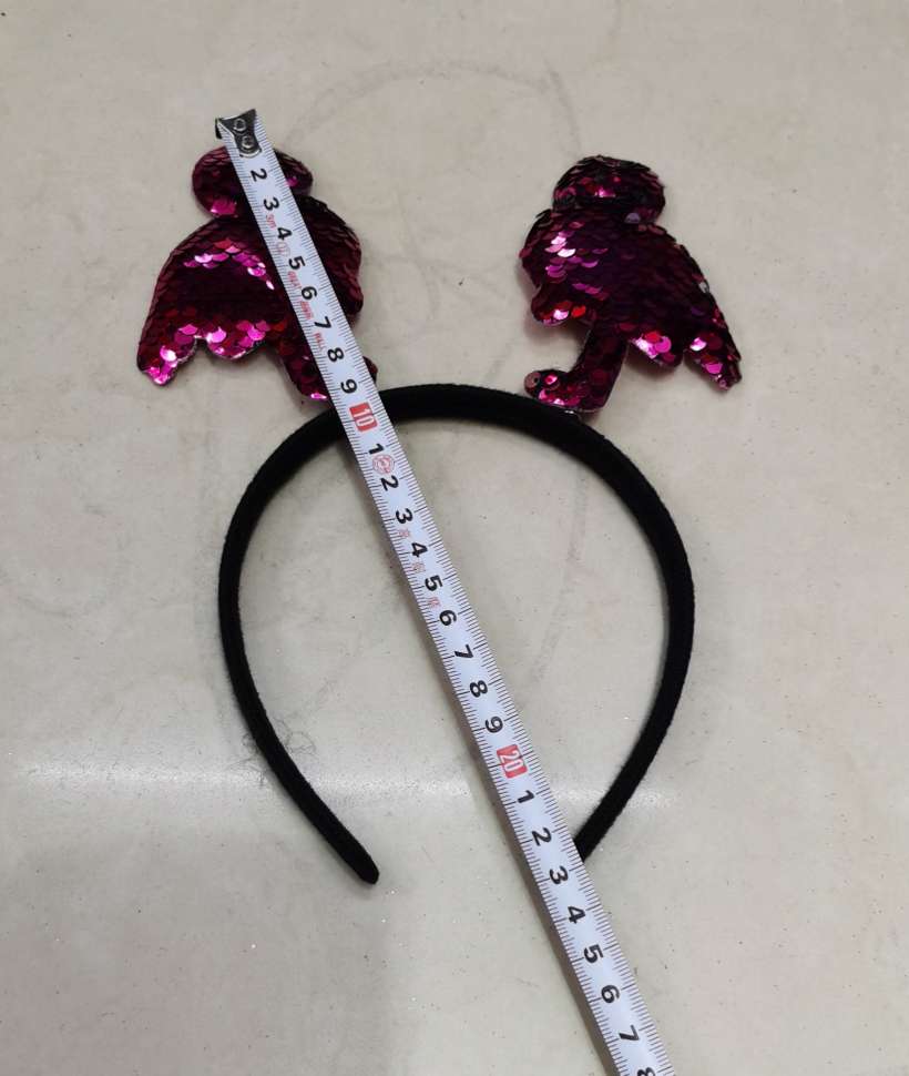 丹顶鹤亮片头箍产品图