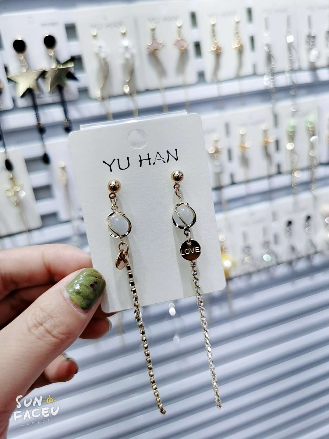 Simple earrings 2020 new Korean web celebrity female earrings sen personalized student earrings thumbnail
