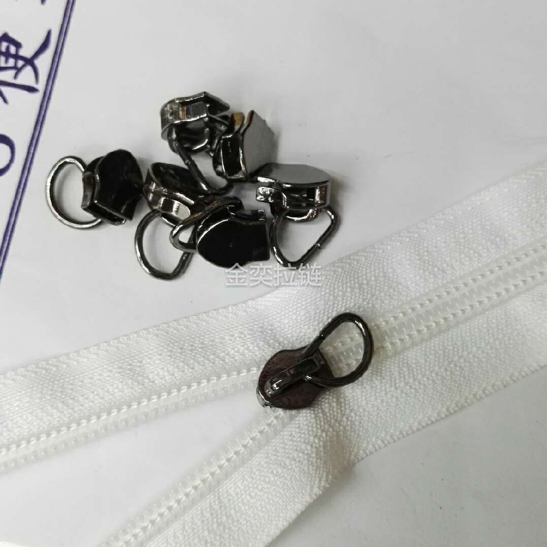 5. Nylon hanging gun black 1CM semicircle pull-head case bag home textile clothing general