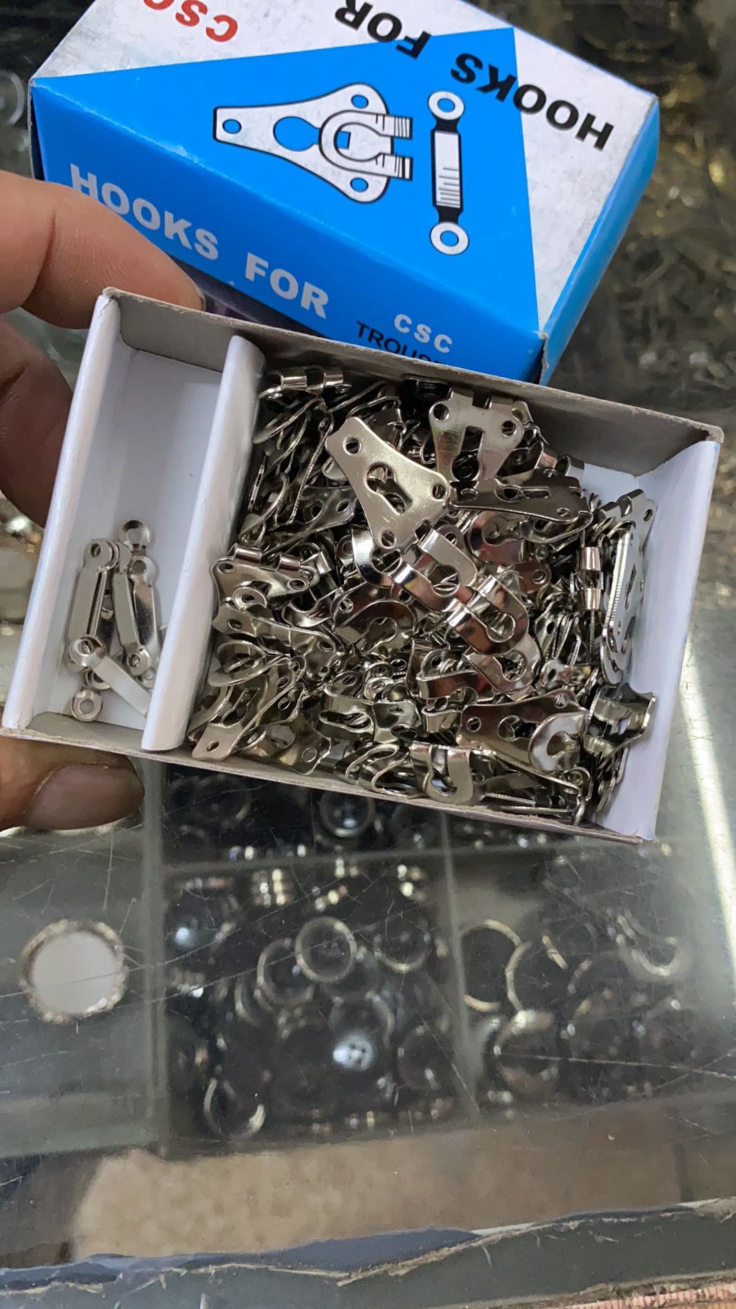 海悦辅料裤钩金属钩扣搭扣西裤裤勾钩扣挂钩纽扣西服裤钩27516详情图4