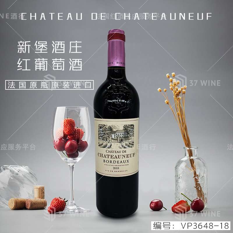 法国红酒 新堡酒庄红葡萄酒 CHATEAU DE CHATEAUNEUF