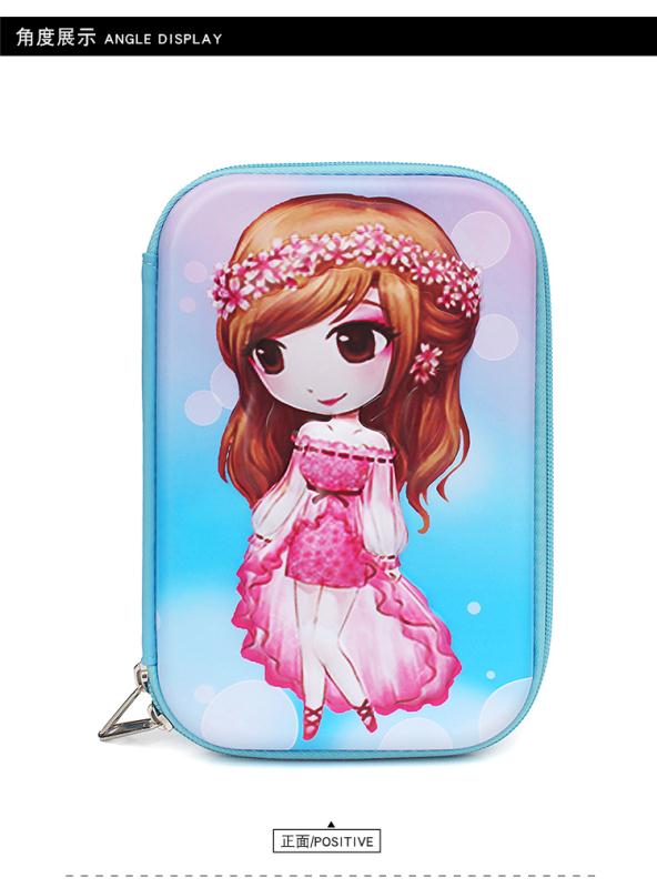 Factory Direct Sales Large Capacity Eva Dream Princess 👸 Pencil Case Children's Pencil Case Primary School Students Pencil Case Multi-Functional Creative Stationery Pen Case Item Picture