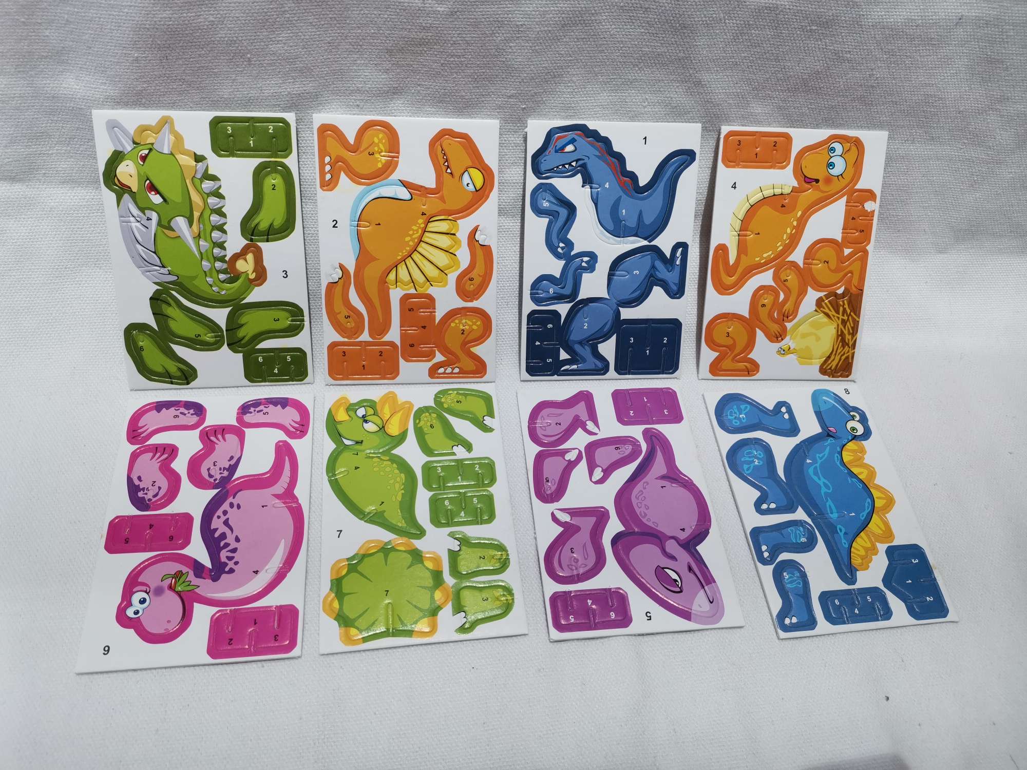 DIY儿童益智拼图模型玩具飞机恐龙小屋模型促销品赠品礼品详情图6