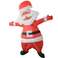 万圣节圣诞老人黄和白色充气衣服身高160-190cm配鼓风机电池盒产品图