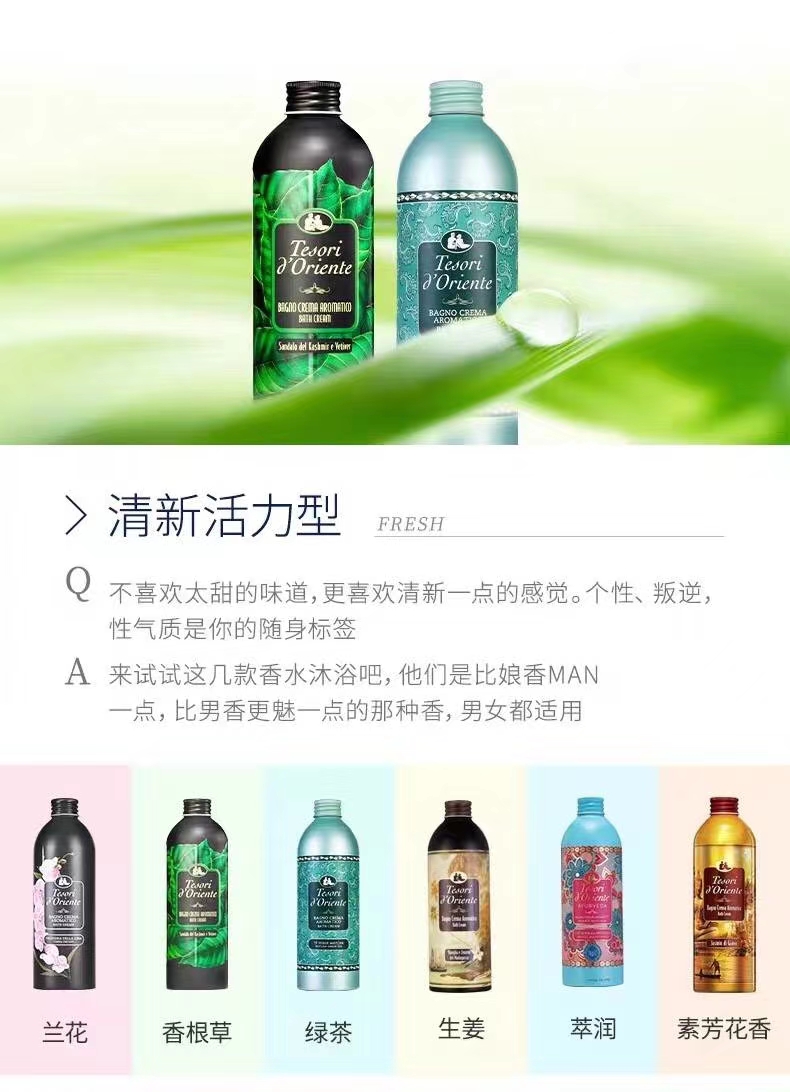 东方宝石沐浴露白底实物图