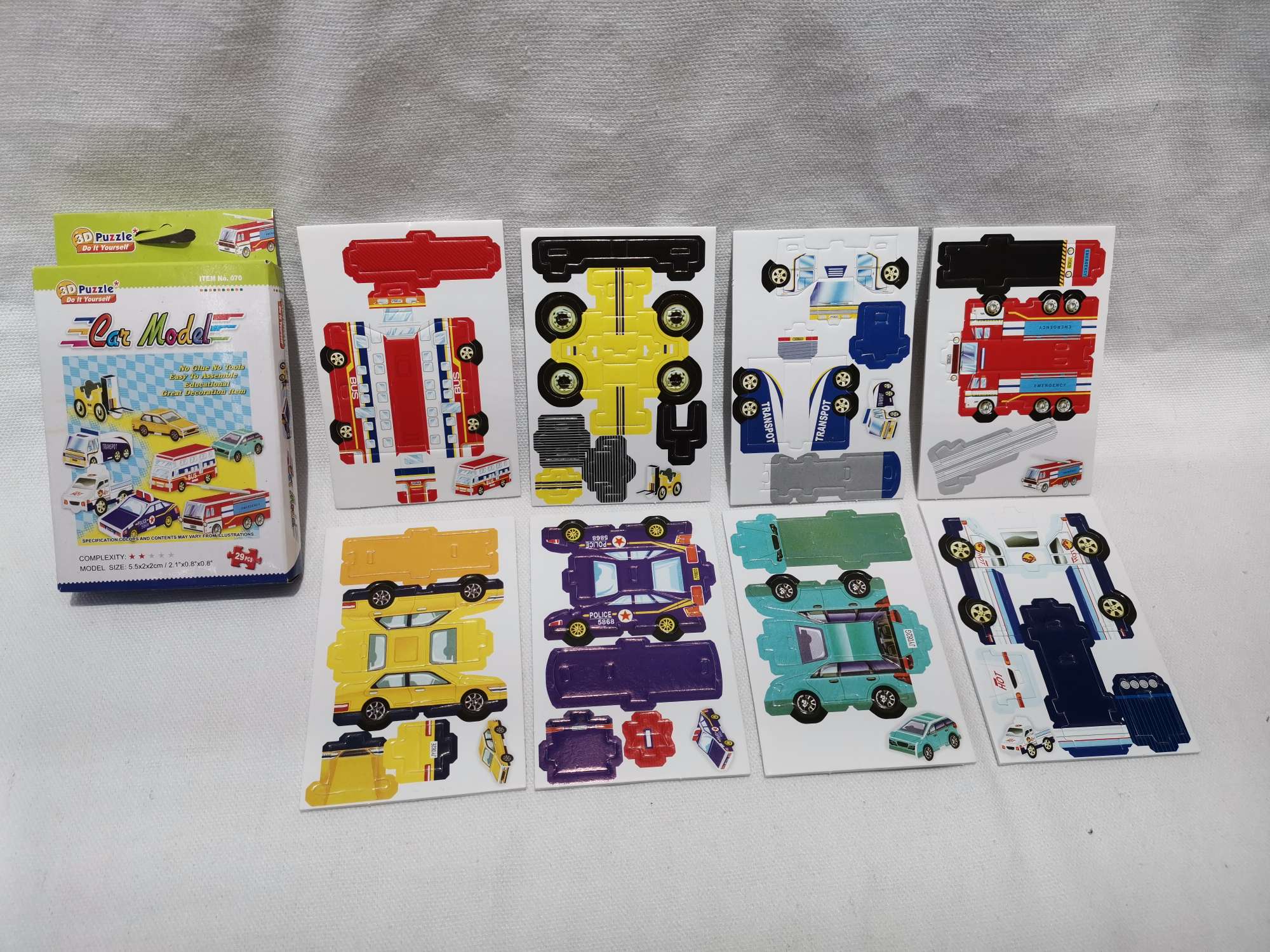 DIY儿童益智拼图模型玩具飞机恐龙小屋模型促销品赠品礼品详情图9