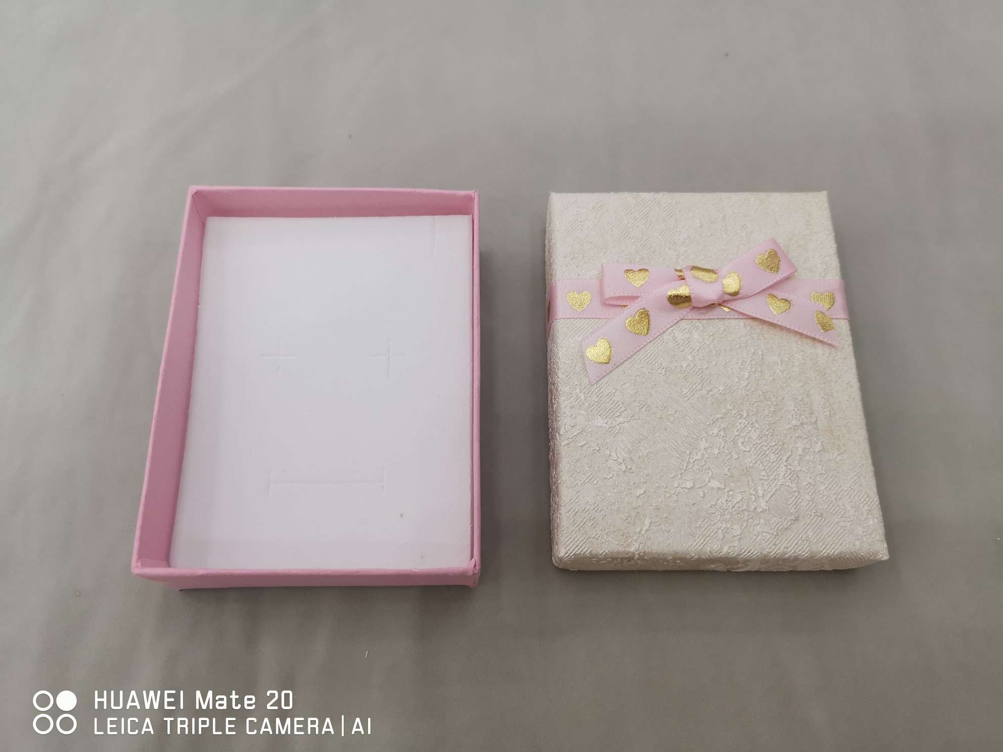 Lid Paper Box Bow Jewelry Storage Box Earrings Pendant Hair Clip Silver Wrapping Gift Gift Box Box Specification drawing