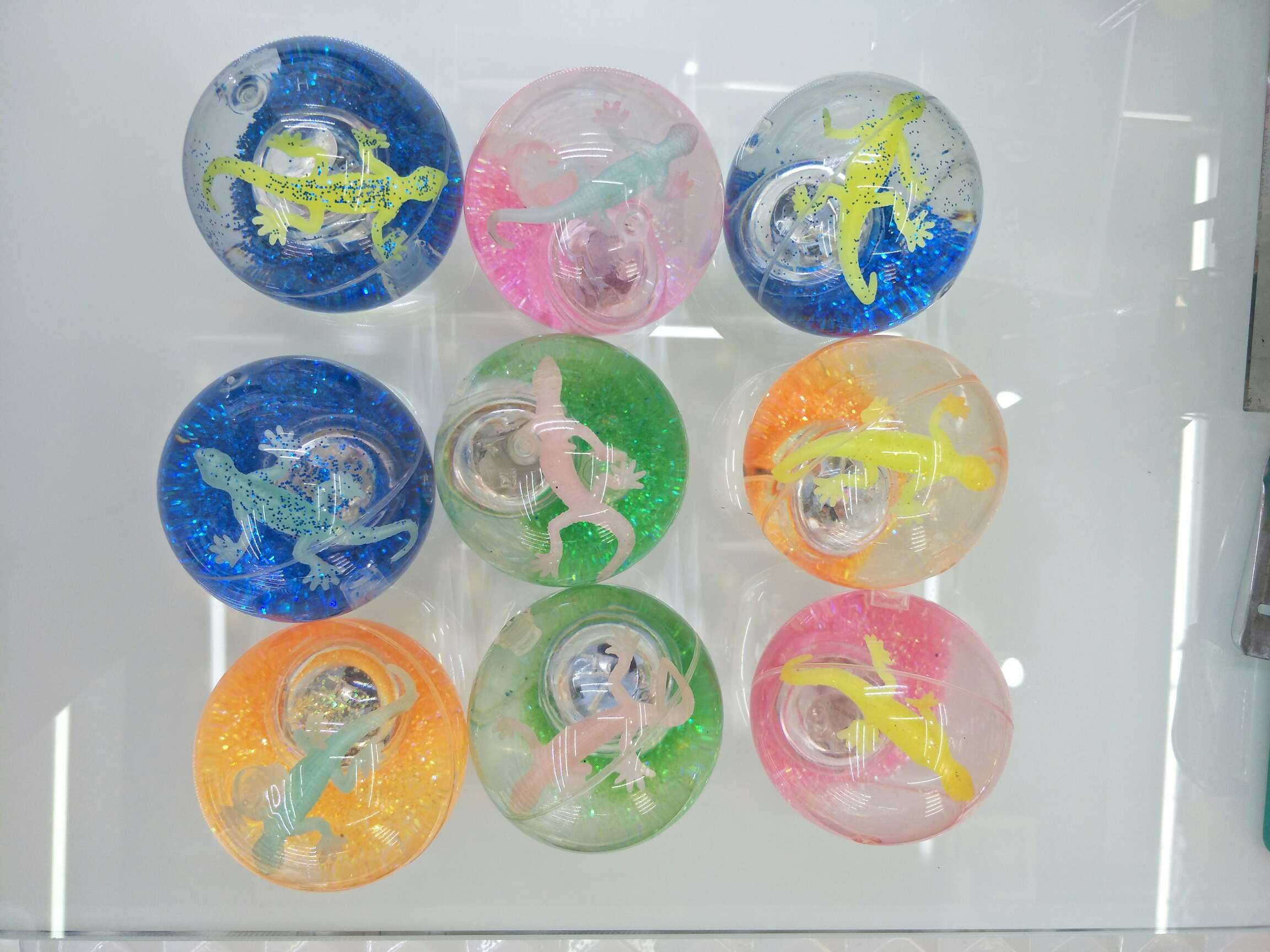 65公分水球蜥蜴款，发光水晶球