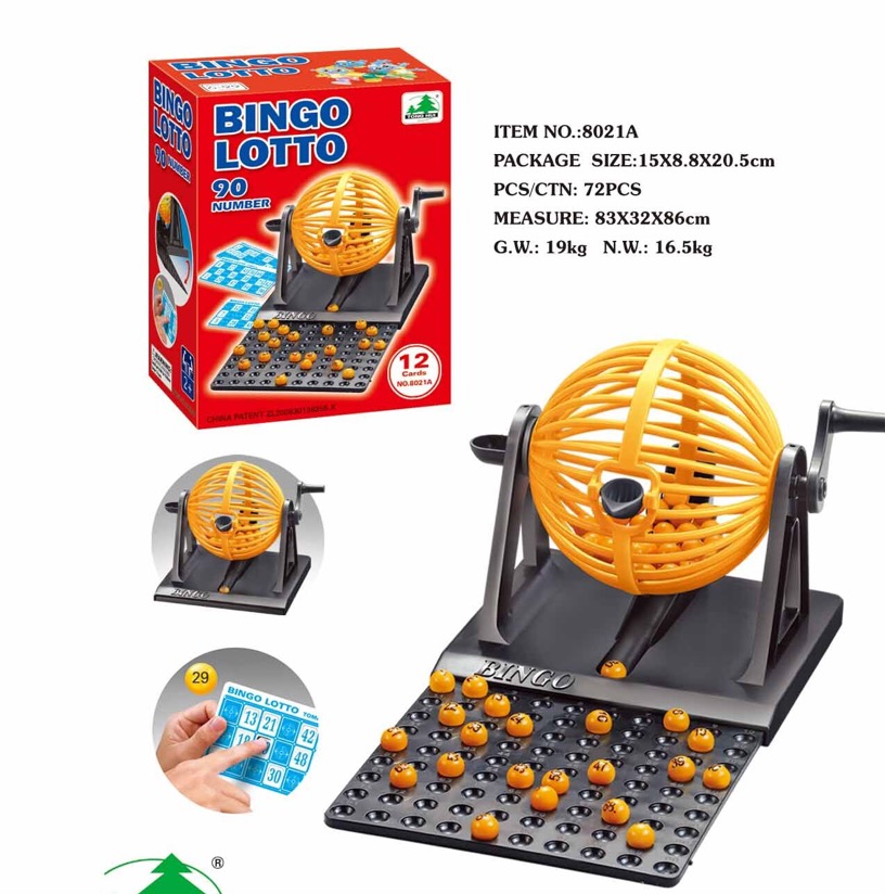 塑料摇奖机，儿童益智游戏，bingo  