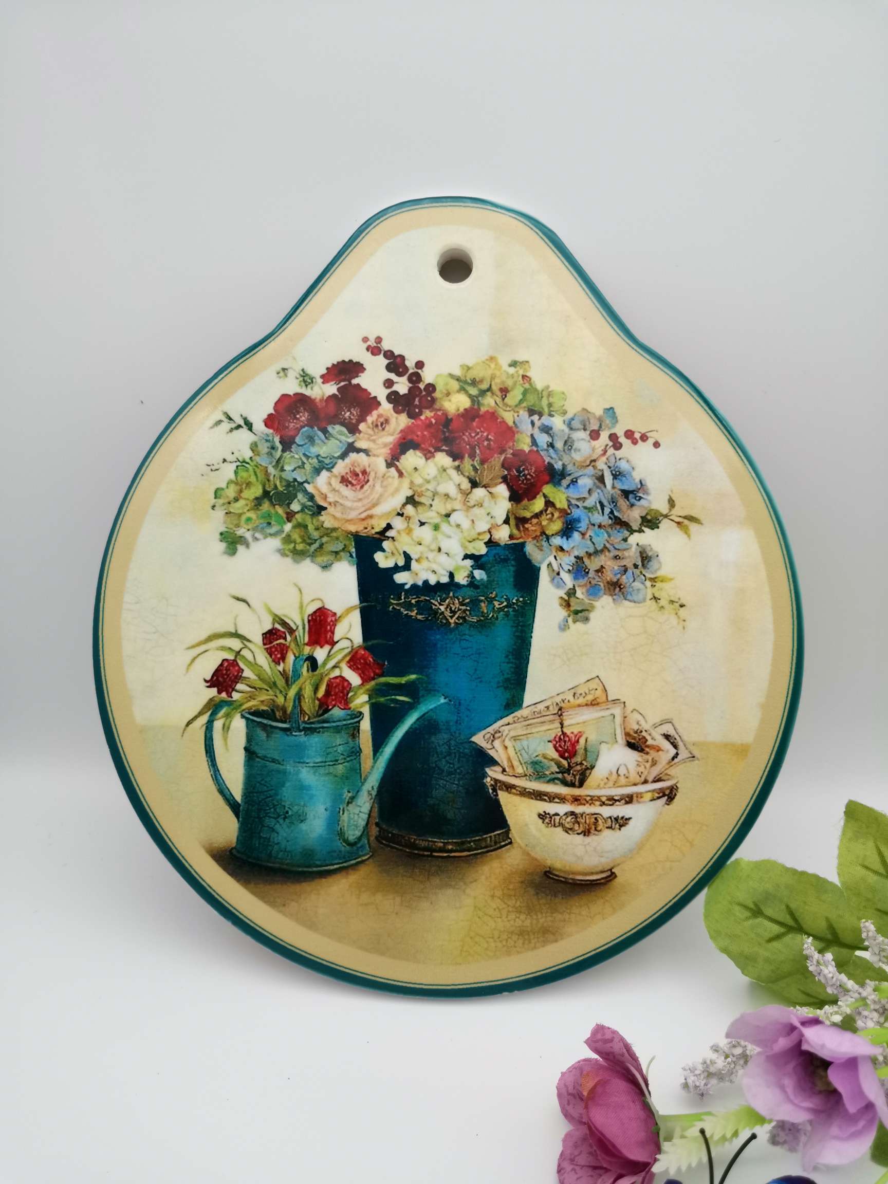 创意球拍装饰挂板  带挂钩餐垫 隔热垫 锅垫 碗垫餐盘垫…可来图来样订做详情图6