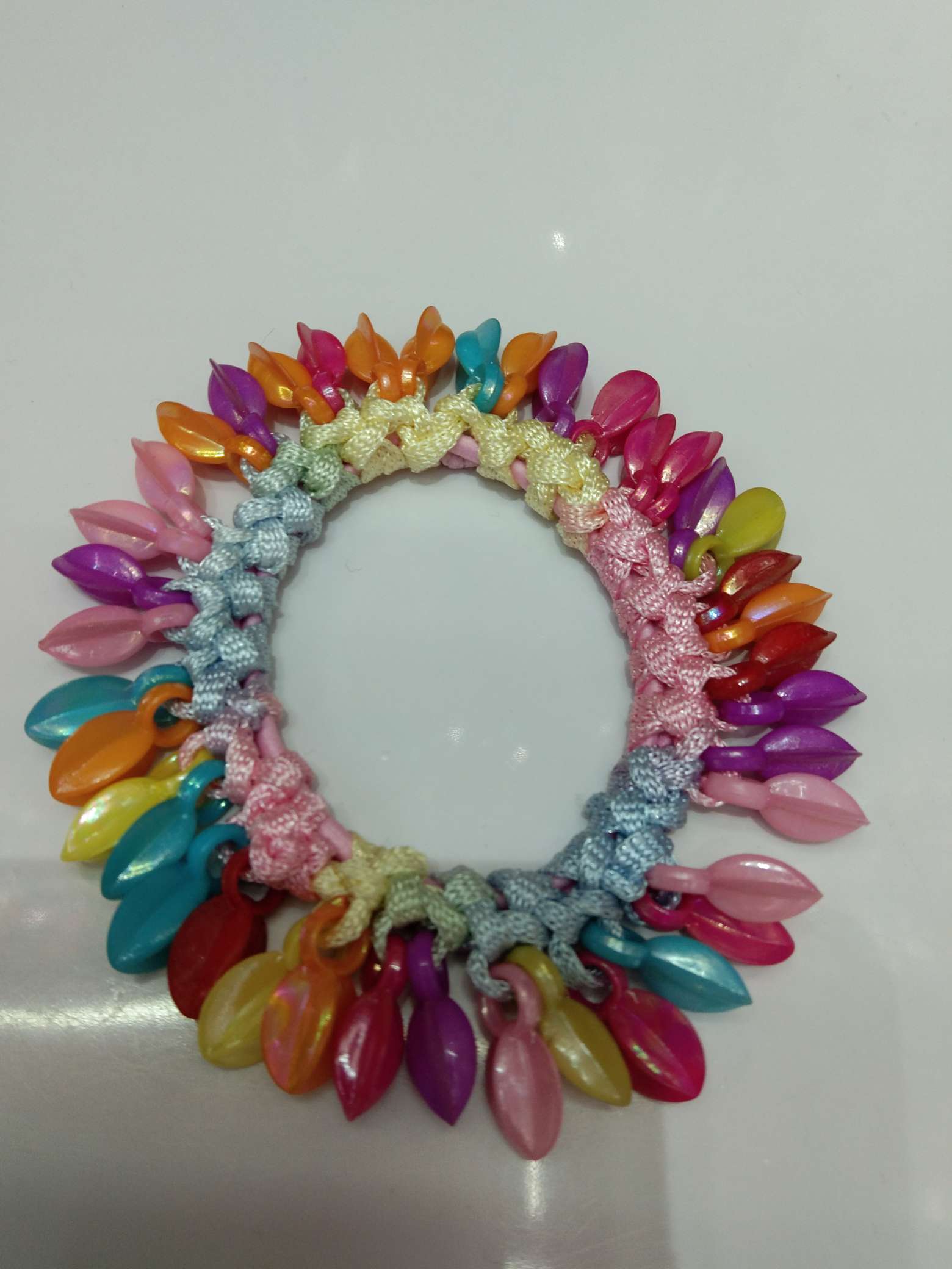 AB pistachio hair loop thumbnail