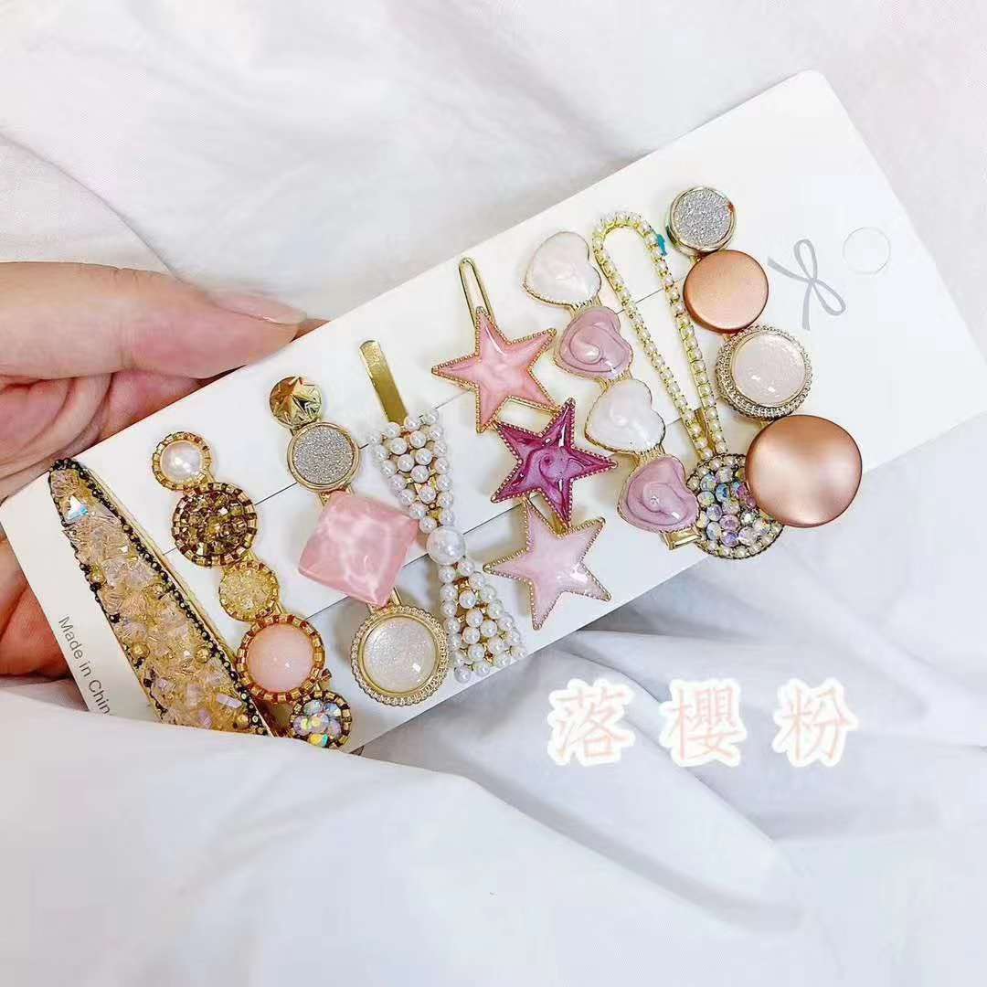 落樱粉少女款八件套装 韩国东大门爆款电商爆款套装产家直销产品图