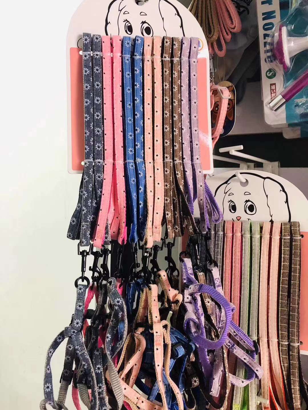 1.0和1.5花布宠物宝宝胸背带，牵引绳，款式多多，反光带，贴布，花布，尺寸齐全，欢迎选购！红外详情图7