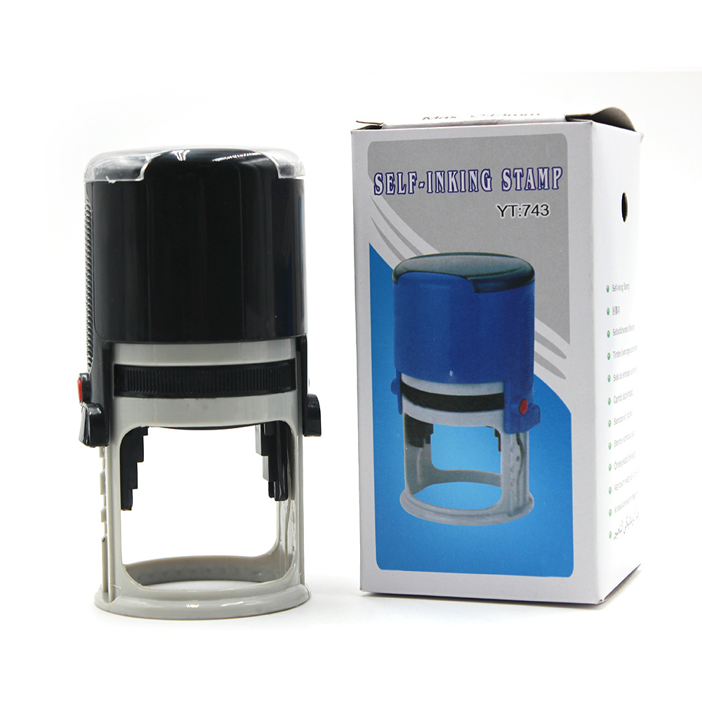 The manufacturer supplies 743 seal reversal back ink date seal customization 43 office school reversal back ink seal