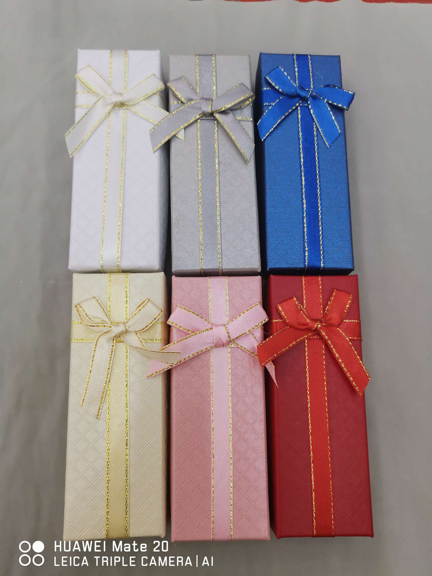 饰品包装礼品盒蝴蝶结首饰盒 长方形手链包装盒