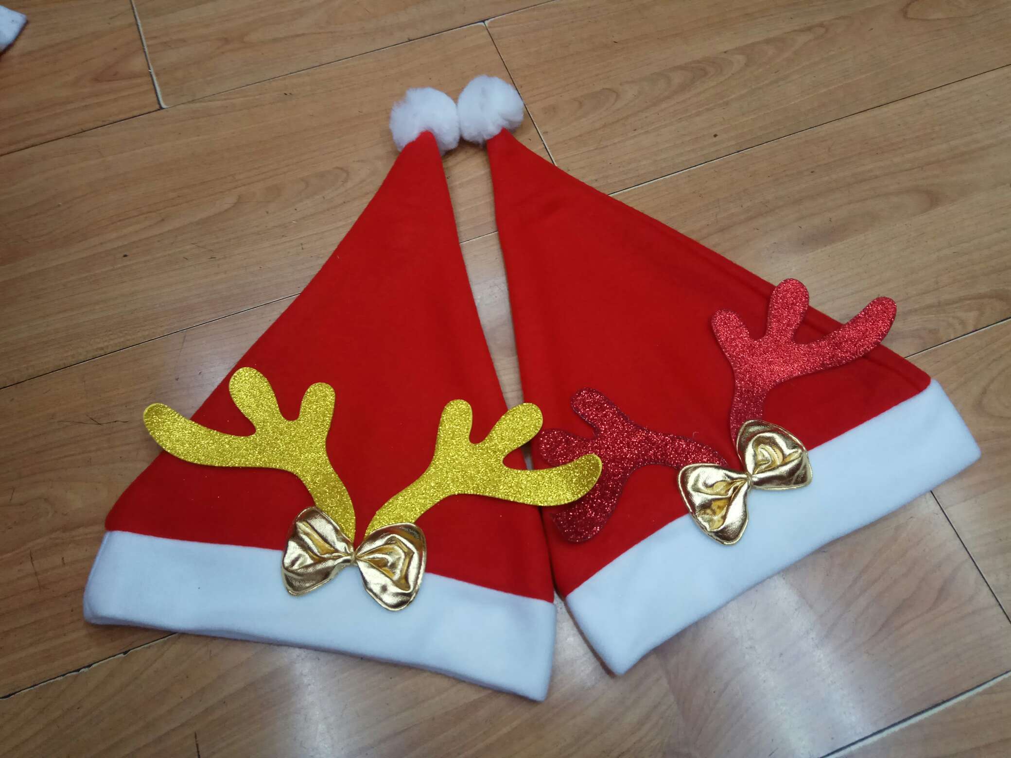 Christmas hat, velvet hat