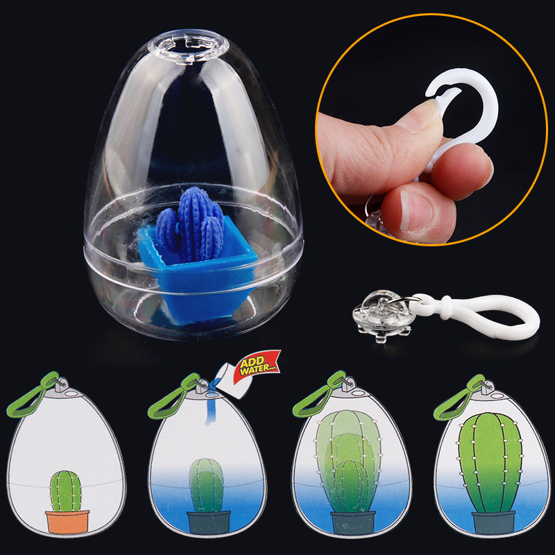 Factory direct sales, water-soaked swelling educational toys, dinosaur egg hatching ornaments, ultrasonic cactus details Picture