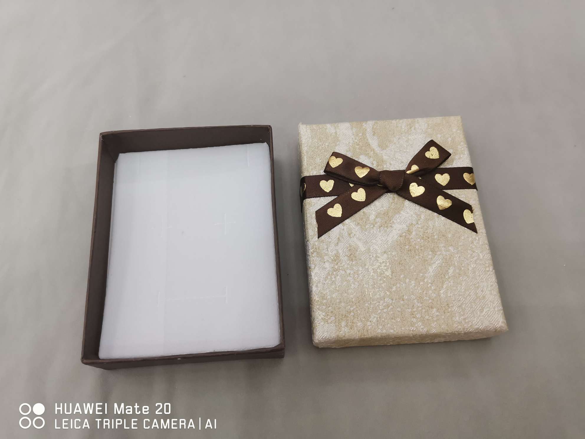 Lid Paper Box Bow Jewelry Storage Box Earrings Pendant Hair Clip Silver Wrapping Gift Gift Box Box Item Picture