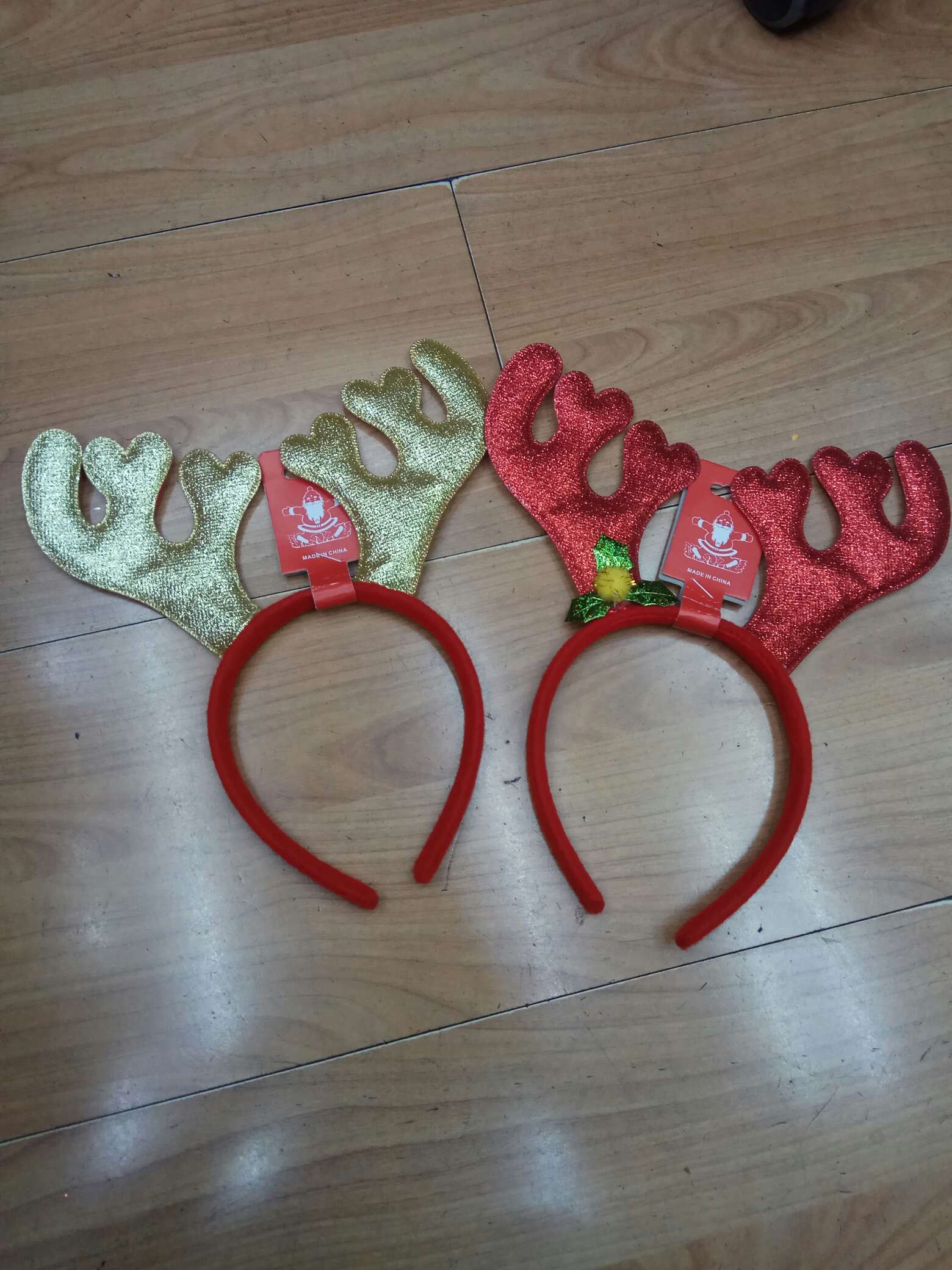 Christmas headband antler headband