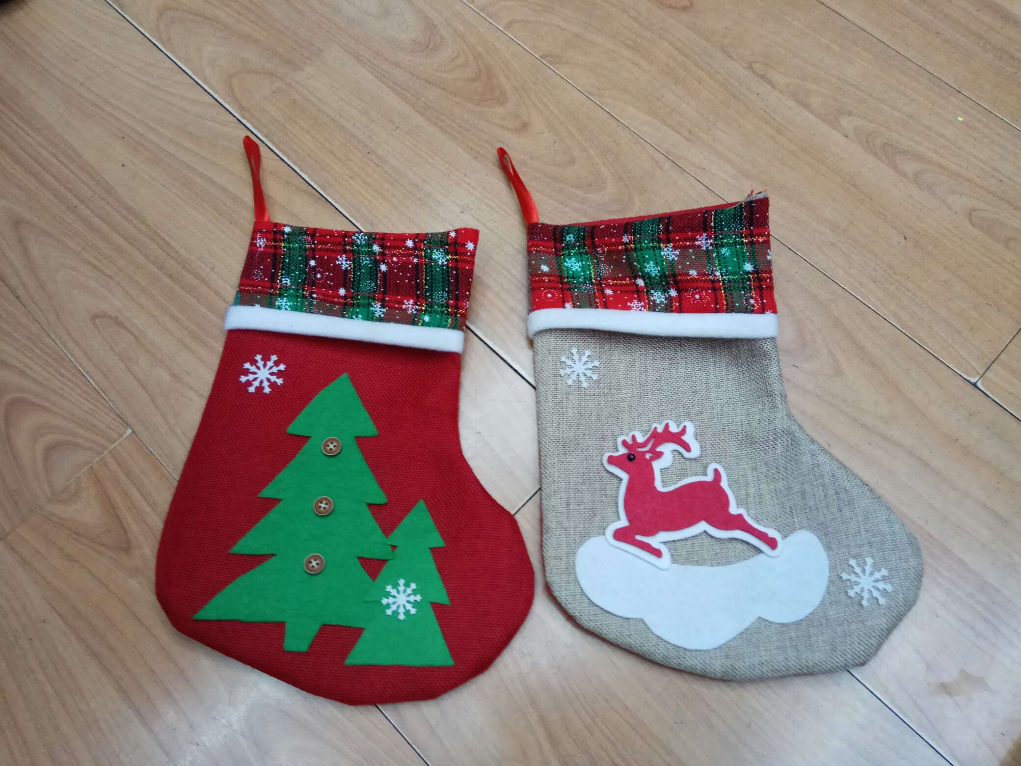 Christmas stockings, sticker stockings