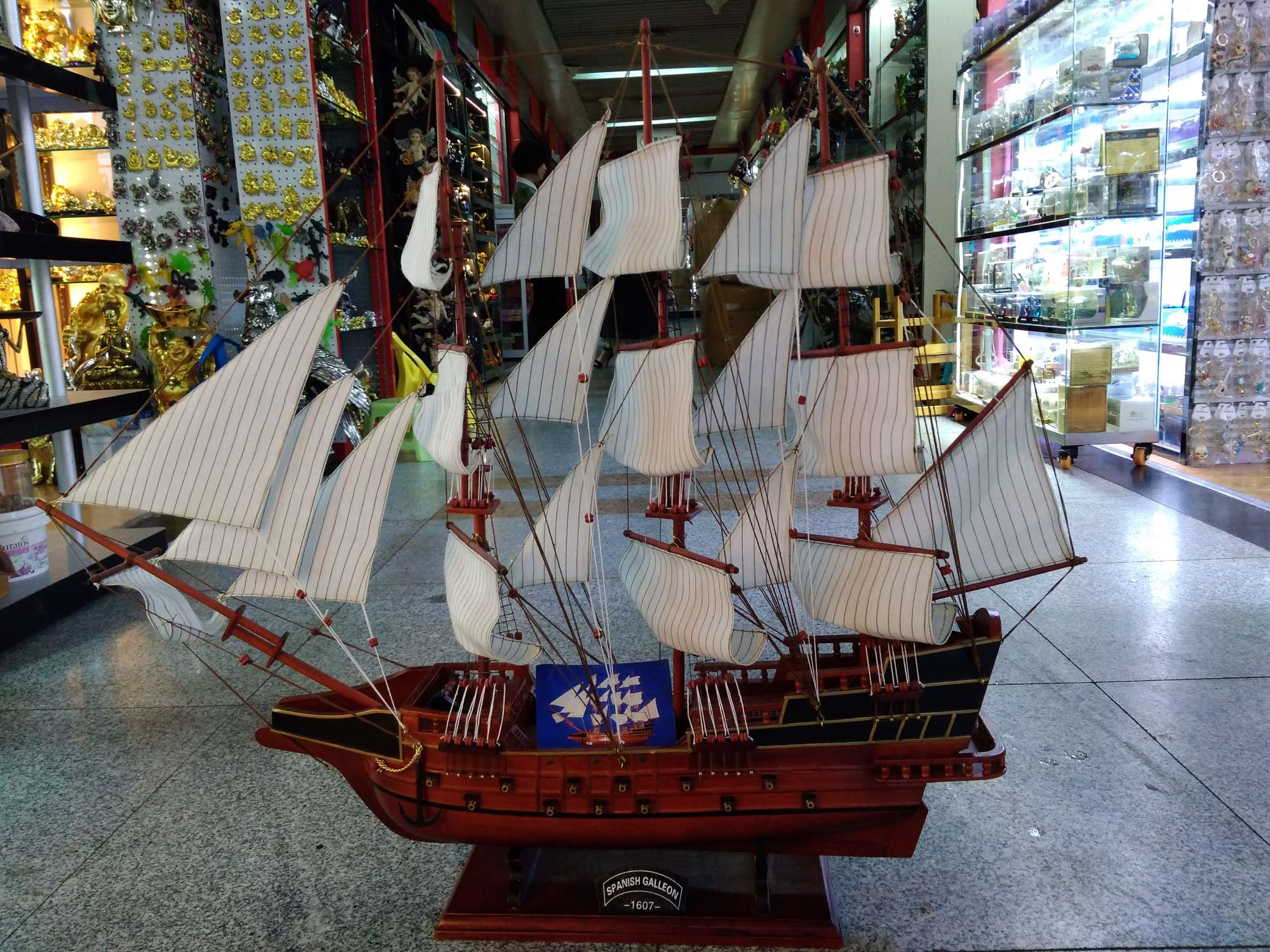 100Cm plain sailing sailing all handmade, fine workmanship of novel, wood products, one product into a color gift box packaging, is the best choice for gifts and interior decoration thumbnail