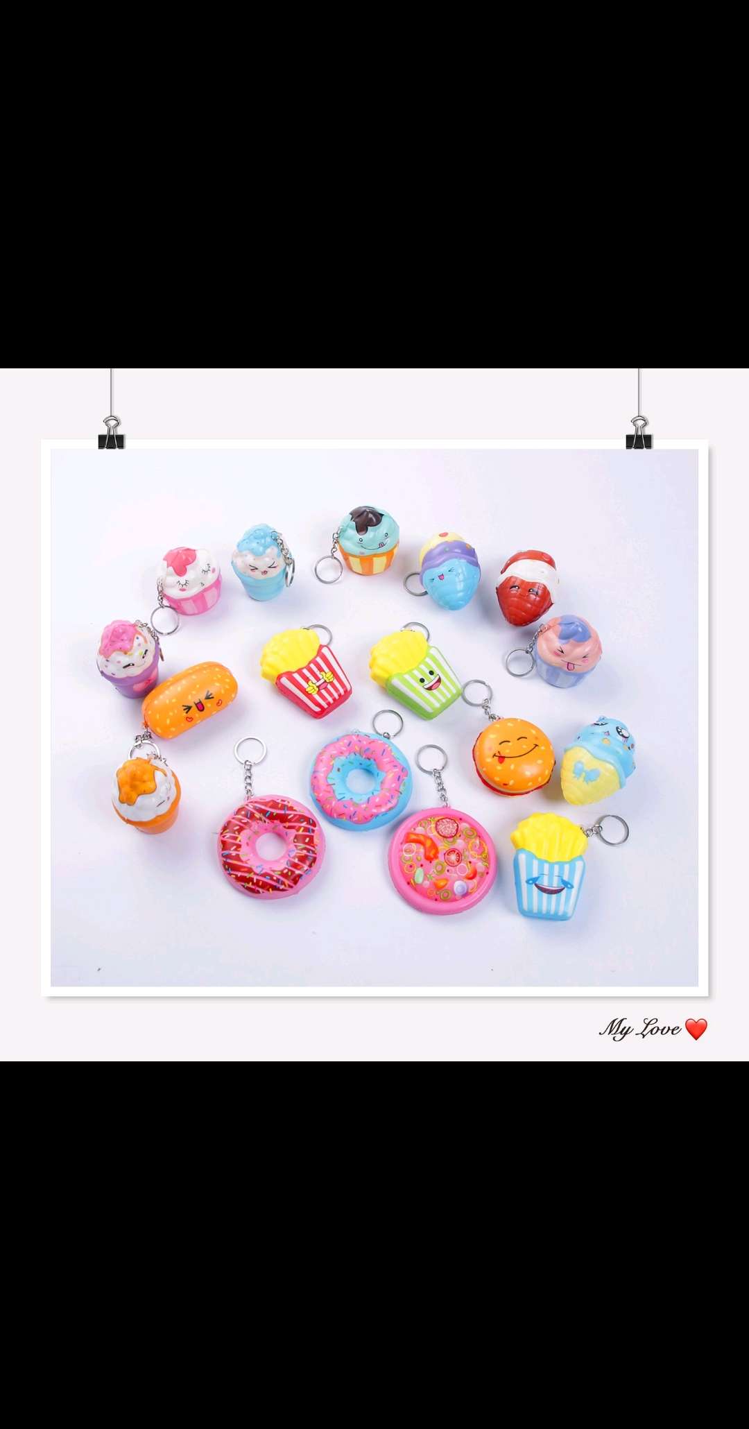 厂家直销新款仿真pu8款食物慢回弹减压工艺品玩具