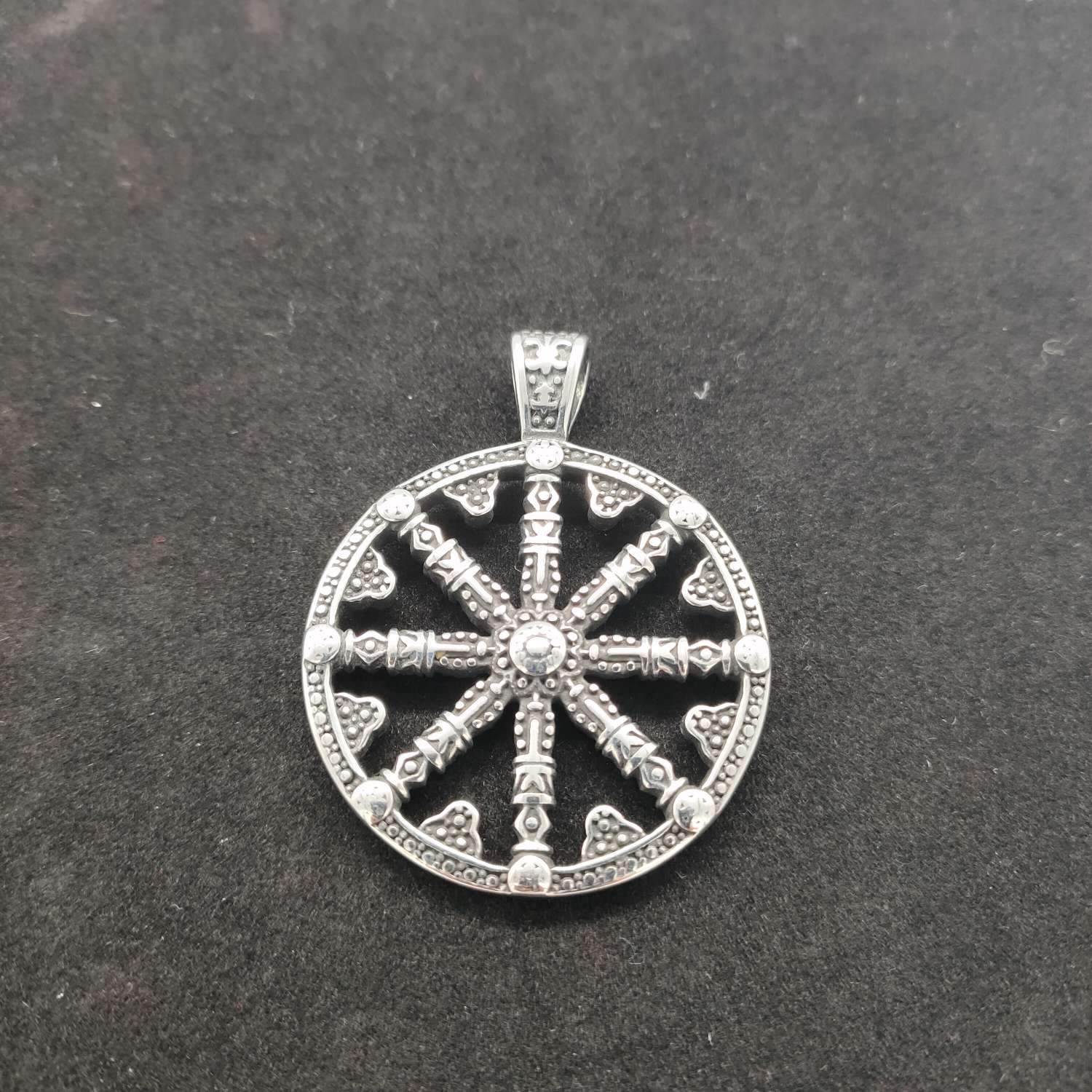 Square Pearl Necklace With Stainless Steel Pendant details Picture