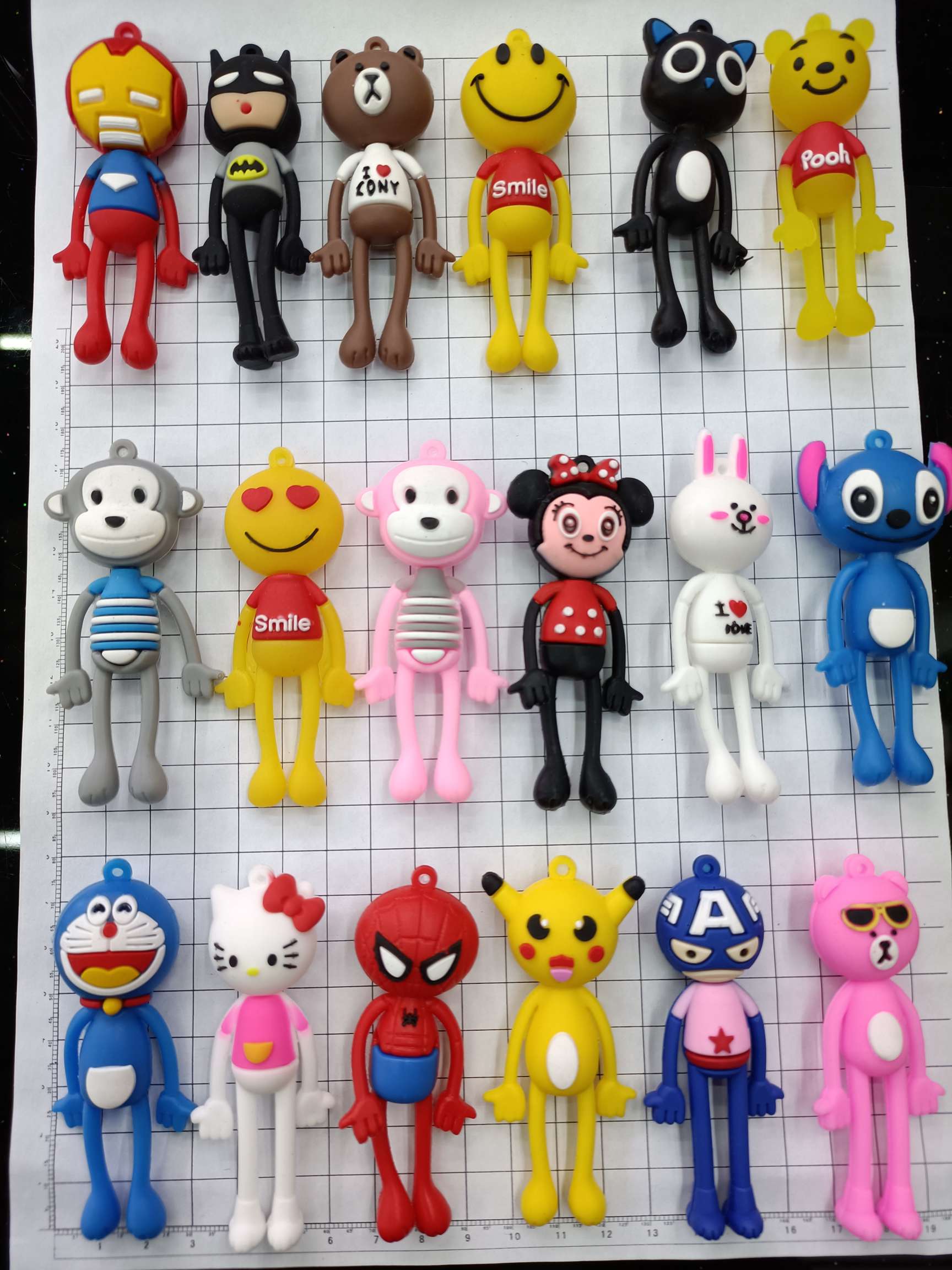 PVC long-legged figurines details Picture
