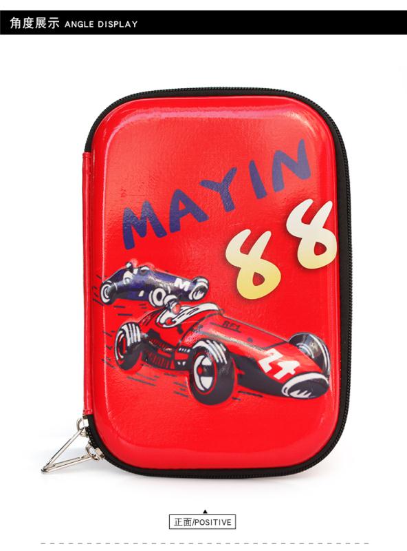 Factory Direct Sales Large Capacity Eva Car Red Pencil Case Children's Pencil Case Primary School Pencil Case Multi-Functional Creative Stationery Pen Case