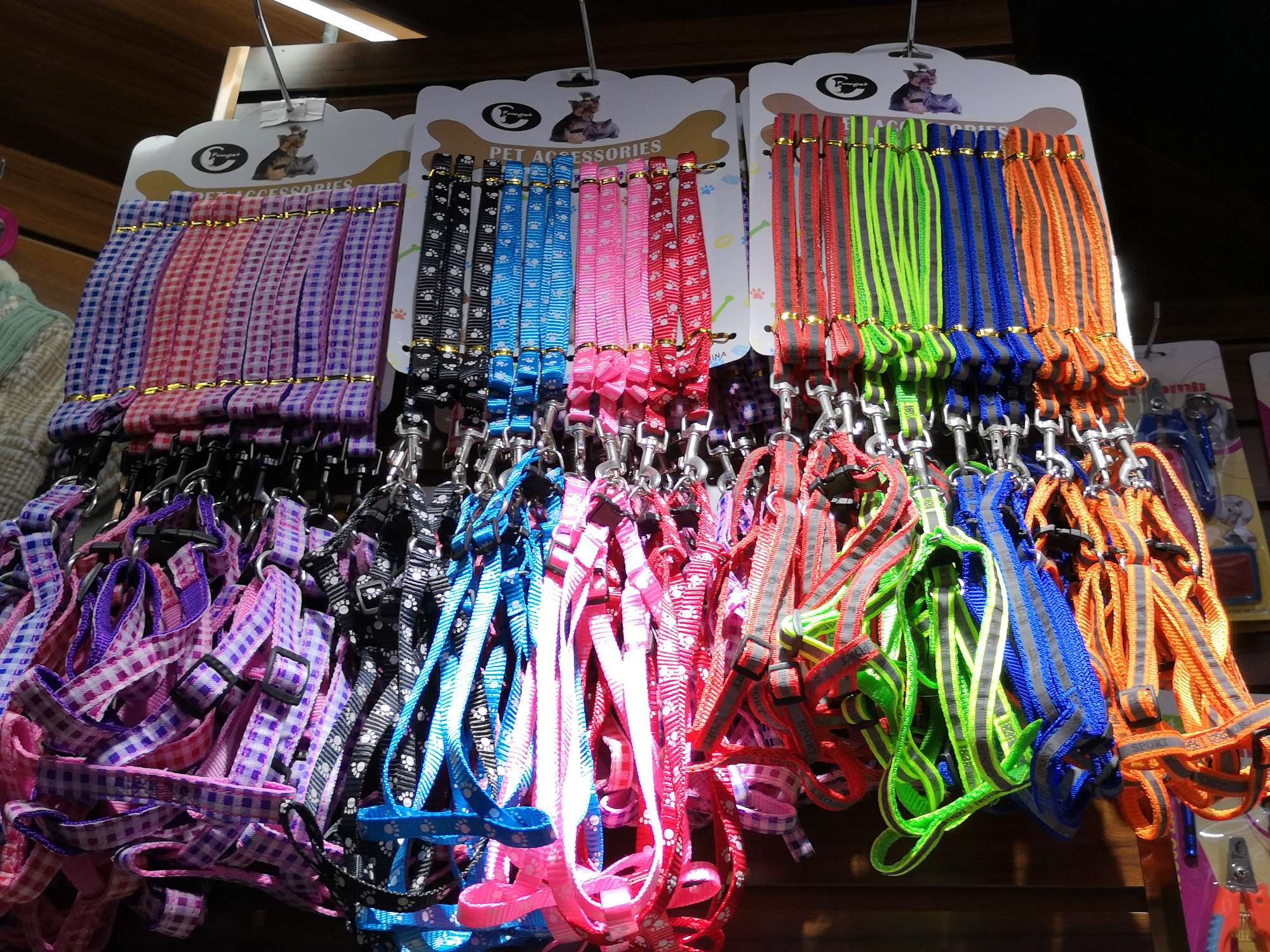 1.0和1.5花布宠物宝宝胸背带，牵引绳，款式多多，反光带，贴布，花布，尺寸齐全，欢迎选购！红外详情图6