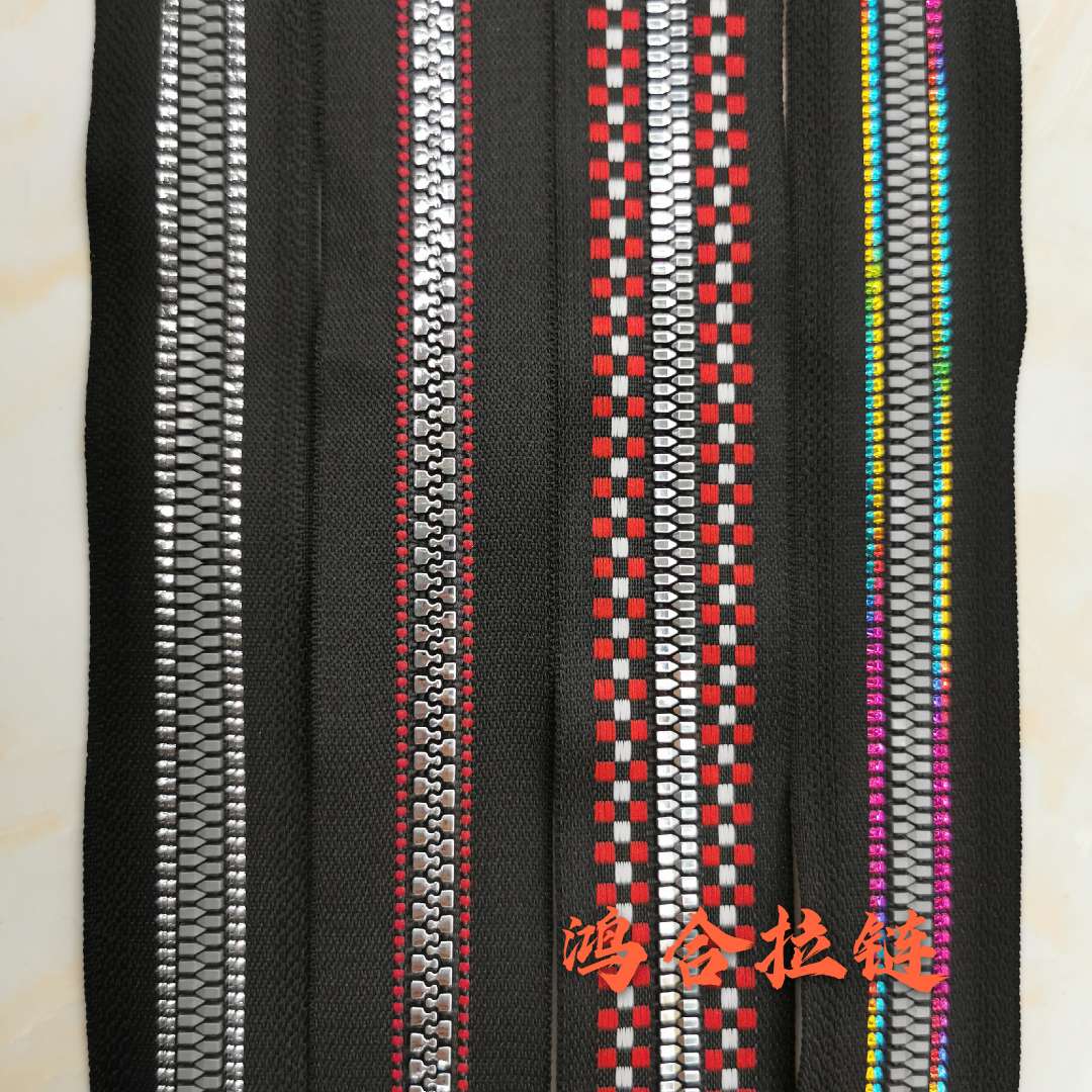 No.5 Resin plated garment zipper with special cloth case and bag thumbnail