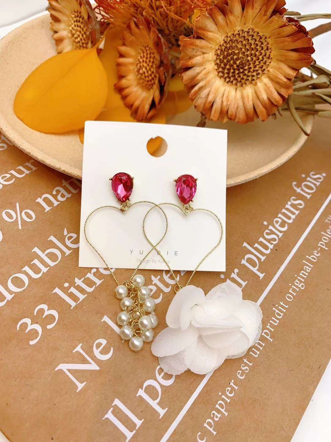 Feather butterfly jewelry simple fashion earrings trend women