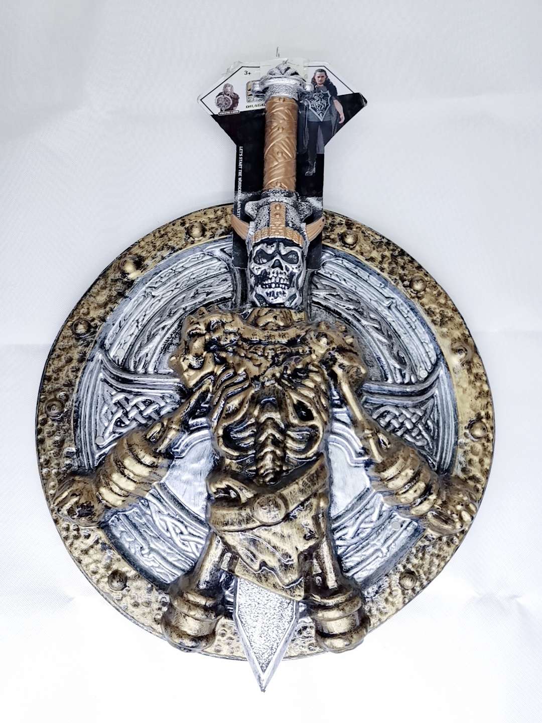 Shield + Sword suit Round shield plastic sword