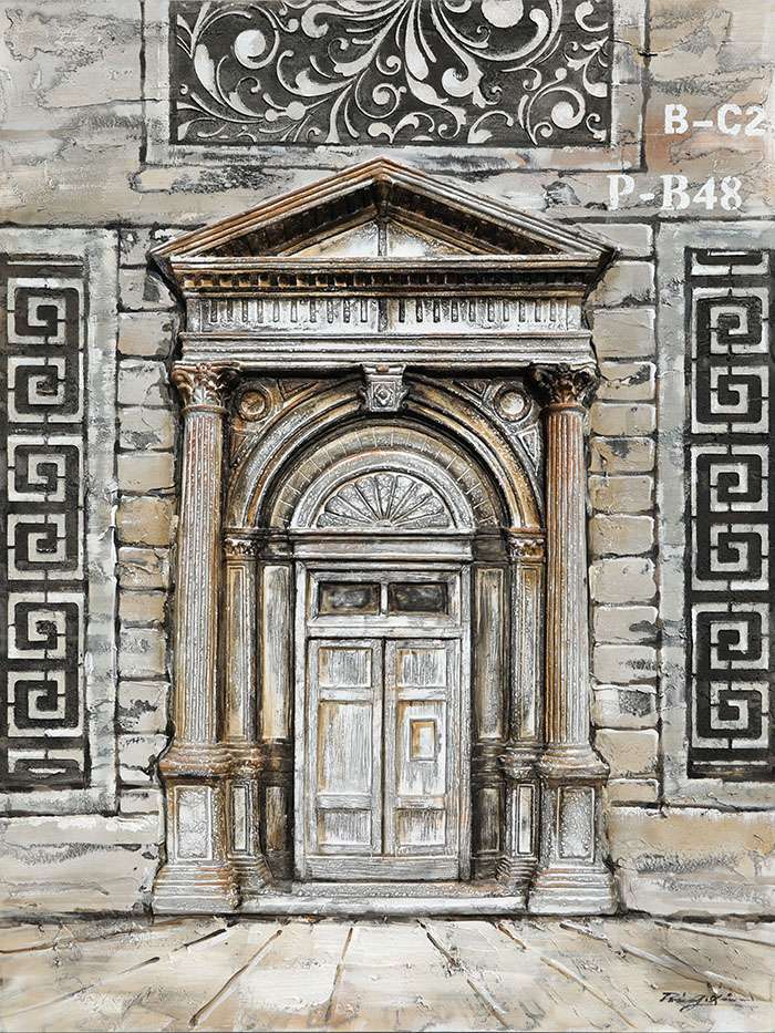 Pure Hand Oil Painting, Tooling, Home Decoration Painting. Specification drawing