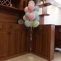 1.3米7球气球地摆，支架 办公、文化   婚庆用品   婚房压床布置 国康塑管 塑料 