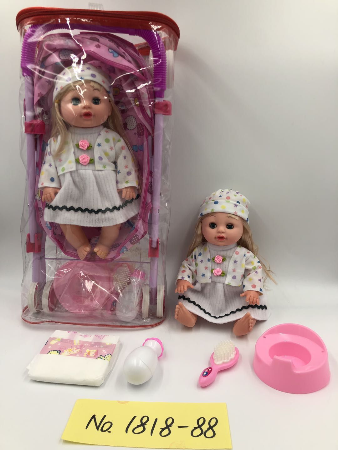 Drinking water, urinating, stroller doll details Picture