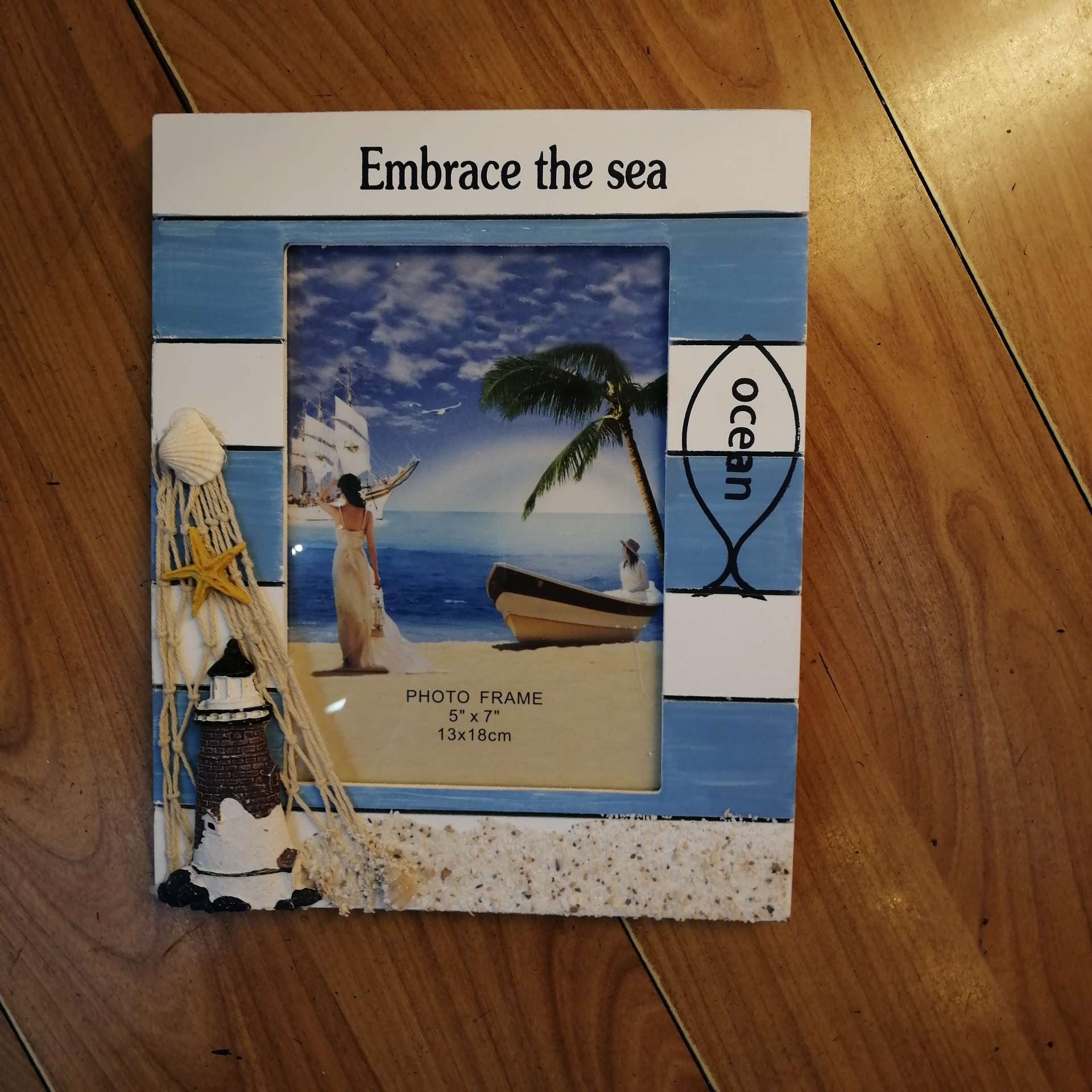 The most beautiful ocean wind, the best choice for interior decoration wood photo frame