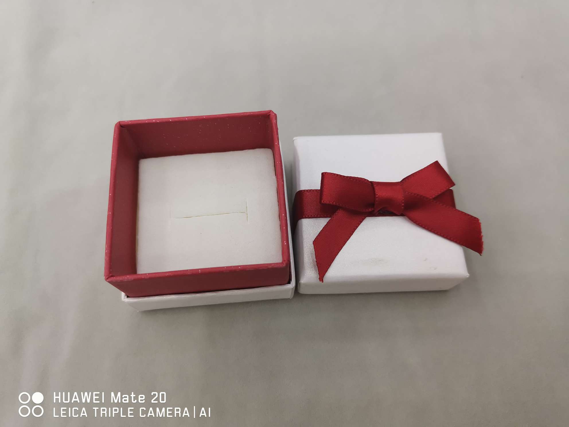 Jewelry Packaging Gift Box Bow Jewelry Box Square Earrings Stud Packing Box Specification drawing