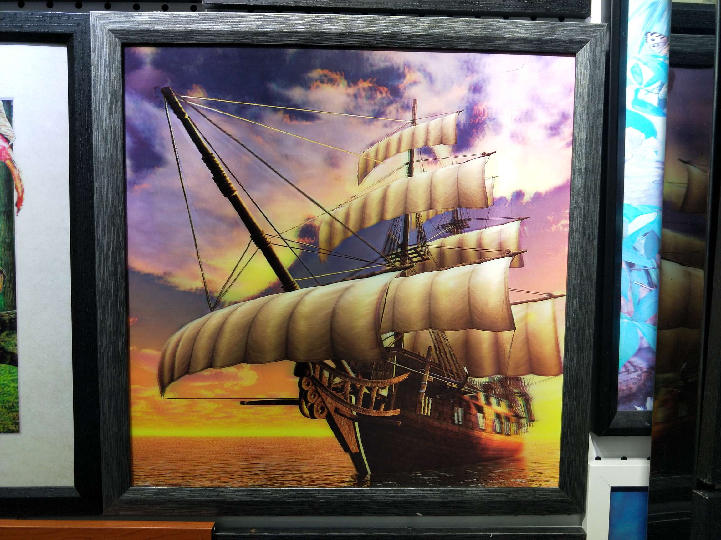 三维立体。相框相夹，4040立体画