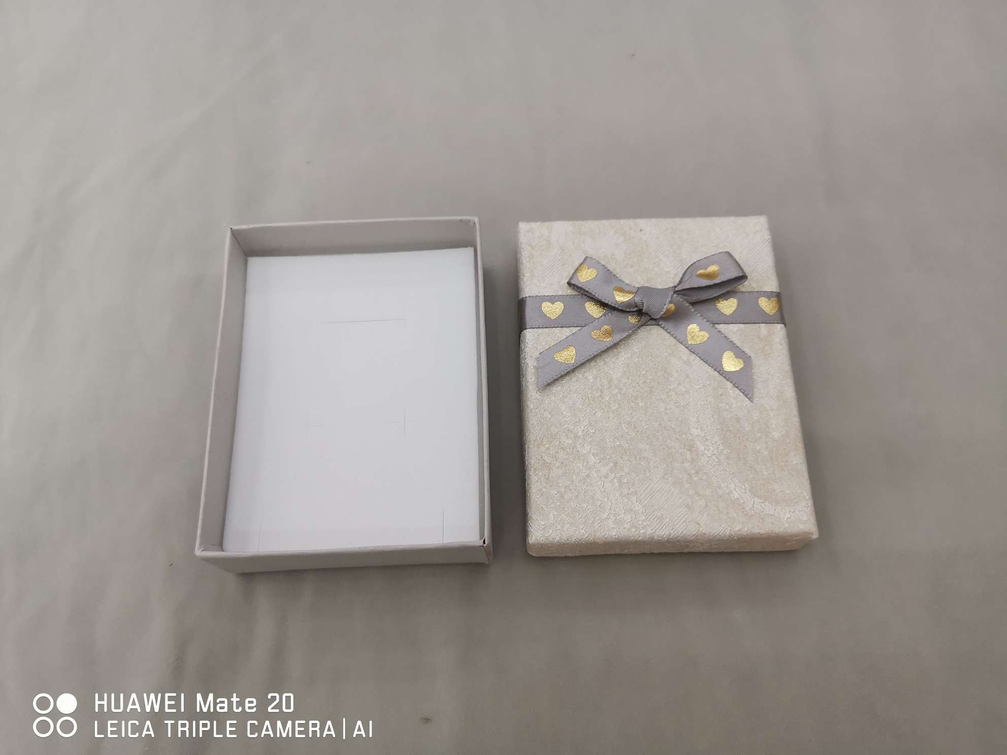 Lid Paper Box Bow Jewelry Storage Box Earrings Pendant Hair Clip Silver Wrapping Gift Gift Box Box undefined