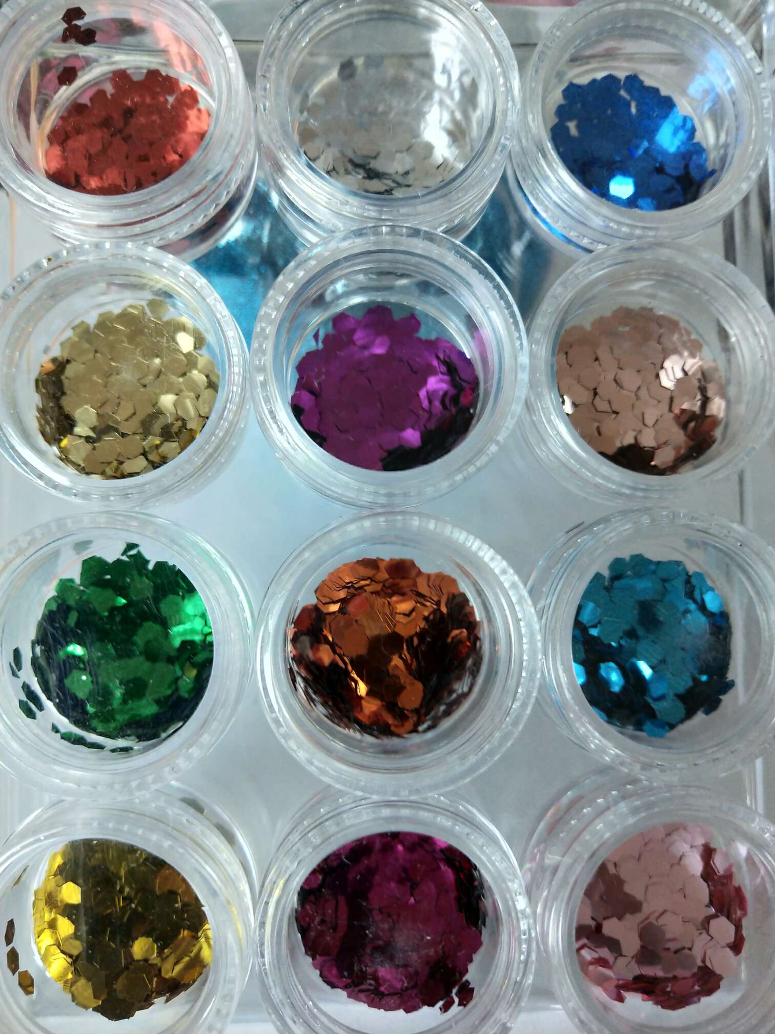 ١٢ مسحوق بصل ذهبي من صندوق Item Picture
