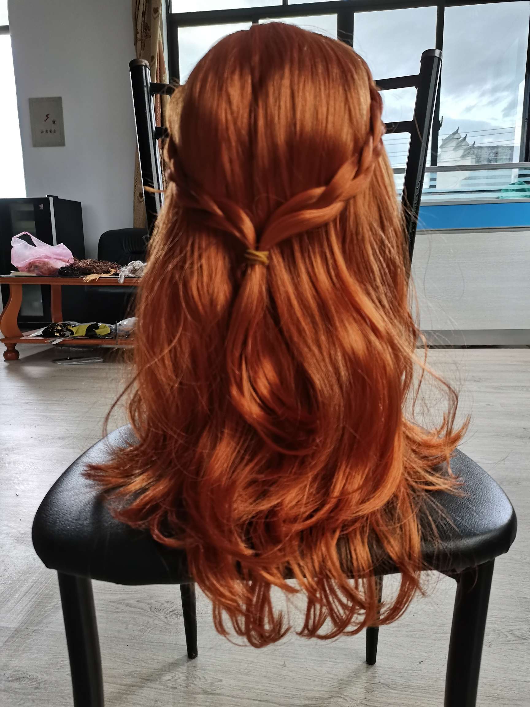 Cos Professional Wig High Quality C Os Wig Realistic Natural Police Hat Style Matching Skin Care Products Gentle Hair Care Does Not Damage The Hair Quality Specification drawing