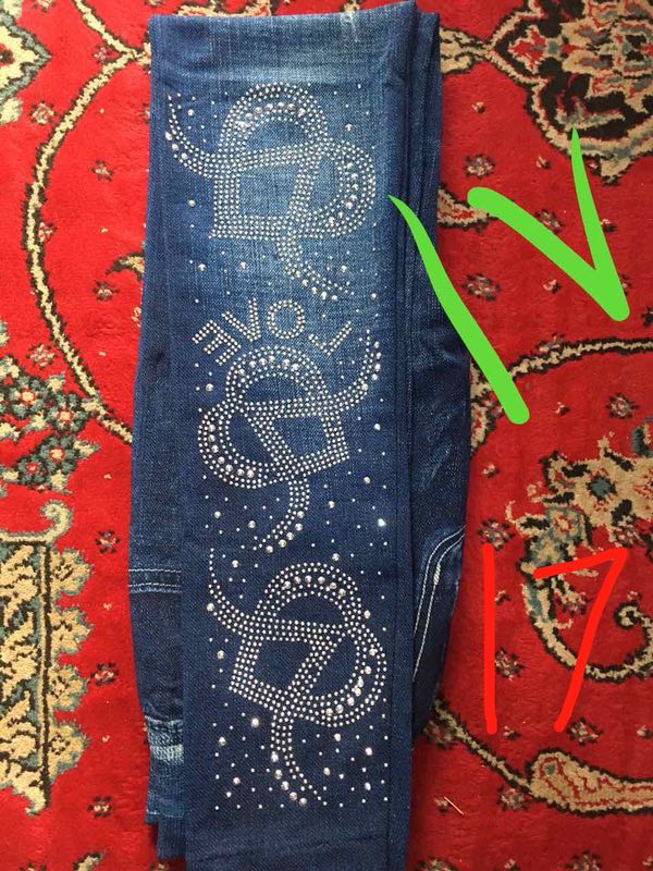 Pants pressed drill pattern