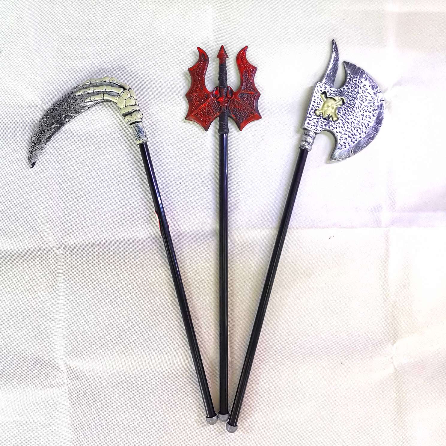 Halloween props plastic knife trident thumbnail