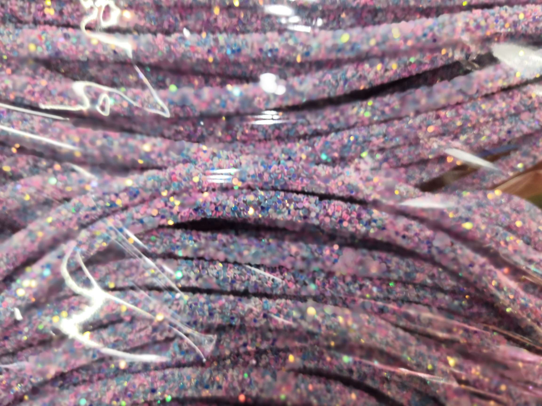 PVC sequin tube tender purple thumbnail