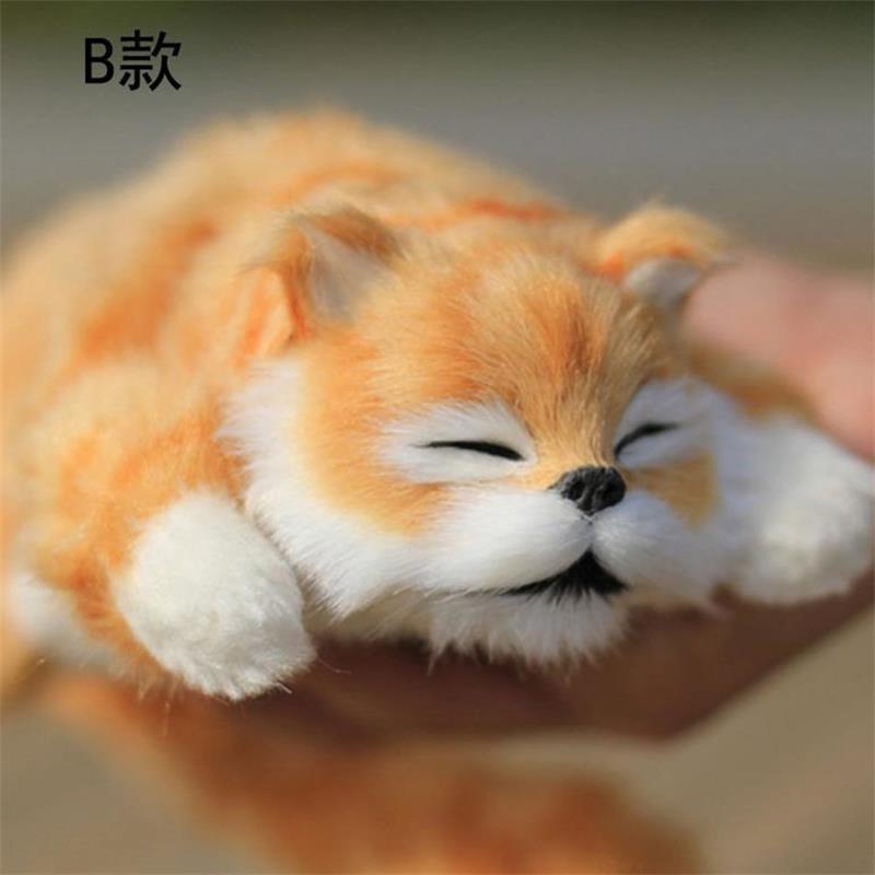 电动毛绒仿真猫 打滚大笑猫 打滚猫 声控加菲猫现货夜市地摊 热销产品图