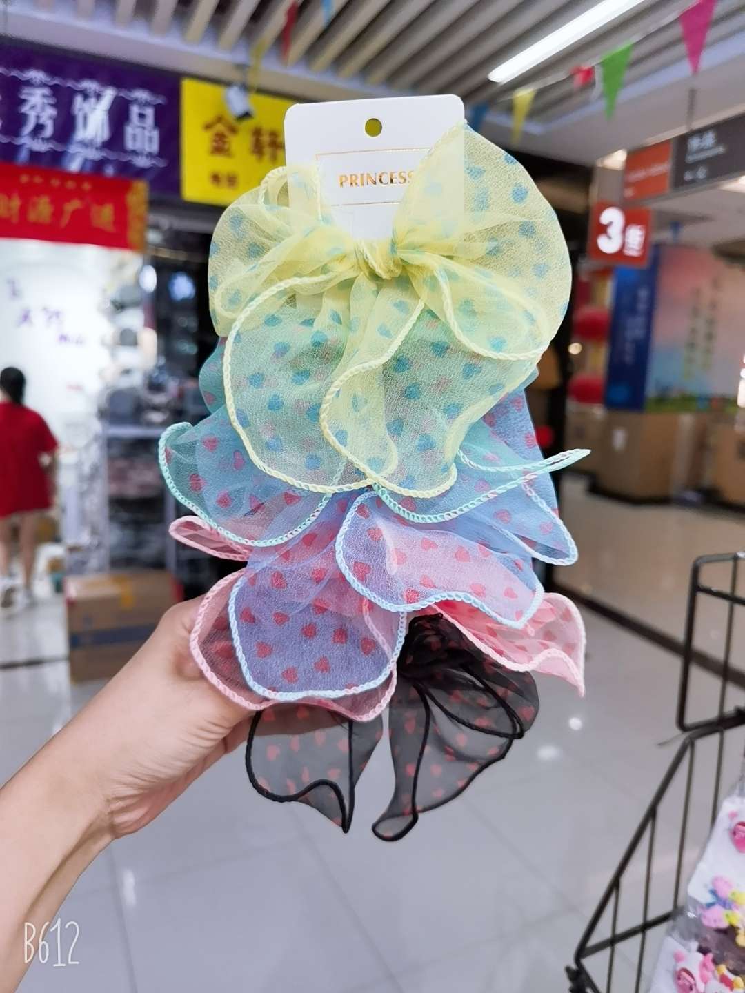 蝴蝶结发夹鸭嘴夹超仙网纱发夹详情1